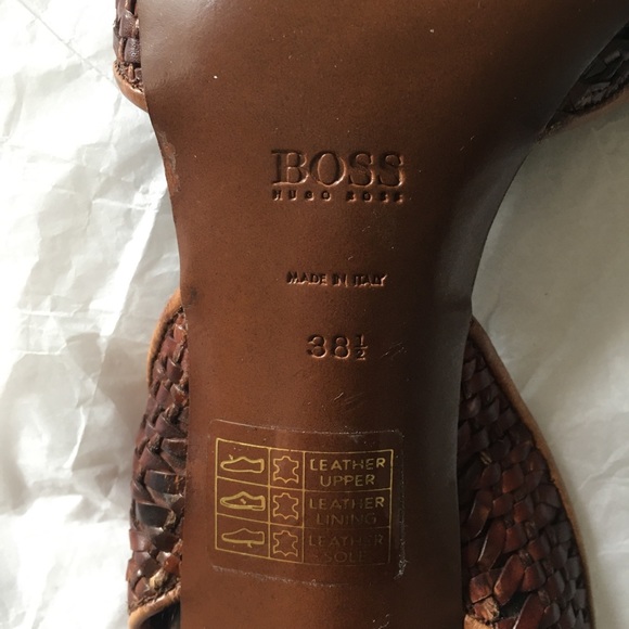 Hugo Boss | Slingback Woven Heels - Picture 4 of 8